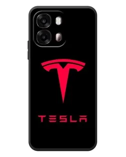 Чохол для OPPO A6s з картинкою «Tesla Red Logo»