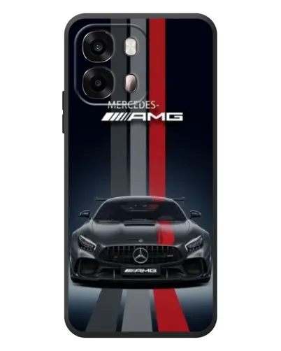 Чехол для OPPO A6s с картинкой «Mercedes — белый карбон»