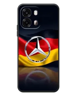 Чехол для OPPO A6s с картинкой «Mercedes — флаг Германии»