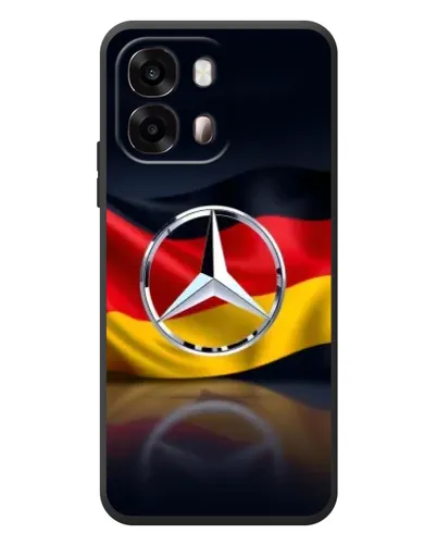 Чехол для OPPO A6s с картинкой «Mercedes — флаг Германии»