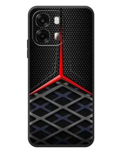 Чехол для OPPO A6s с картинкой «Mercedes Carbon Grid»