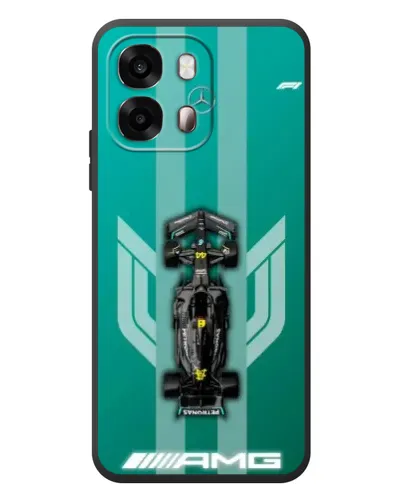 Чехол для OPPO A6s с картинкой «Mercedes AMG Petronas»