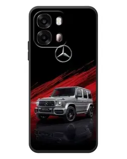 Чехол для OPPO A6s с картинкой «Mercedes G-Class красный»