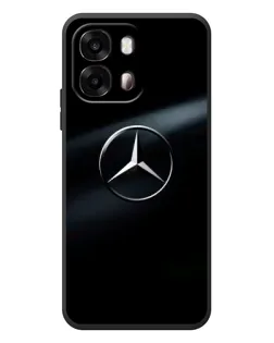 Чехол для OPPO A6s с картинкой «Mercedes на металле»