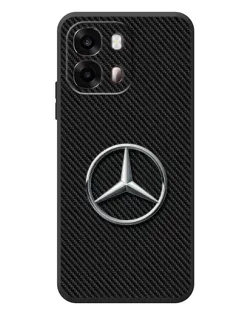Чехол для OPPO A6s с картинкой «Карбоновый Mercedes стиль»