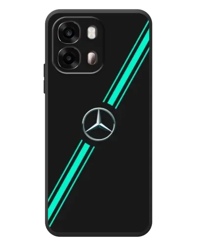 Чехол для OPPO A6s с картинкой «Спортивные линии Mercedes» Чехол для OPPO A6s с картинкой «Спортивные линии Mercedes»