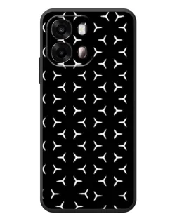 Чехол для OPPO A6s с картинкой «Mercedes паттерн звезд»