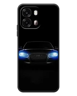Чохол для OPPO A6s з картинкою «Audi в неоні»