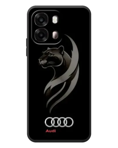 Чехол для OPPO A6s с картинкой «Графика — пантера и Audi» Чехол для OPPO A6s с картинкой «Графика — пантера и Audi»