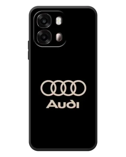 Чехол для OPPO A6s с картинкой «Audi — золотой логотип» Чехол для OPPO A6s с картинкой «Audi — золотой логотип»