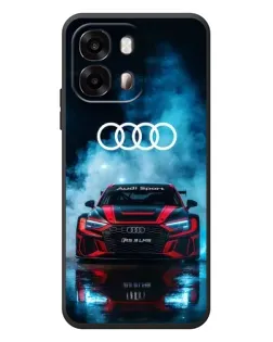 Чохол для OPPO A6s з картинкою «Audi Sport — неон»