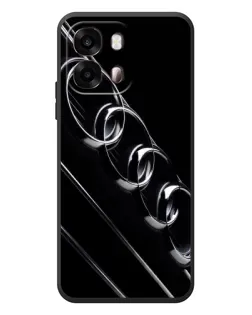 Чохол для OPPO A6s з картинкою «Audi — абстрактні кільця»