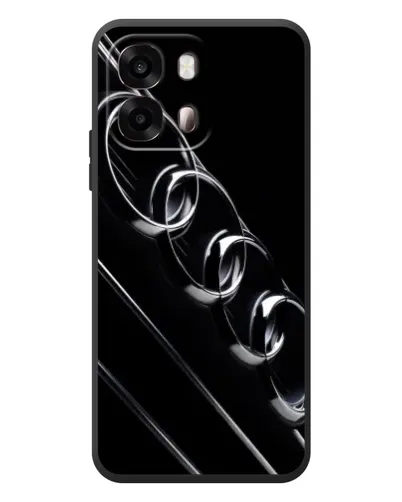 Чехол для OPPO A6s с картинкой «Audi — абстрактные кольца» Чехол для OPPO A6s с картинкой «Audi — абстрактные кольца»