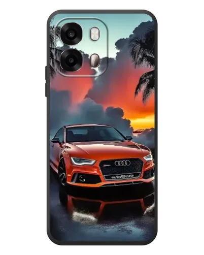 Чехол для OPPO A6s с картинкой «Audi — закат» Чехол для OPPO A6s с картинкой «Audi — закат»