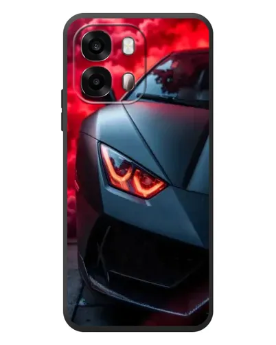 Чохол для OPPO A6s з картинкою «Lamborghini червоне сяйво»
