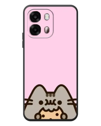 Чохол для OPPO A6s з картинкою «Pusheen та печиво»