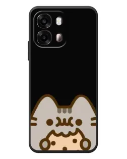 Чохол для OPPO A6s з картинкою «Пушин на чорному»