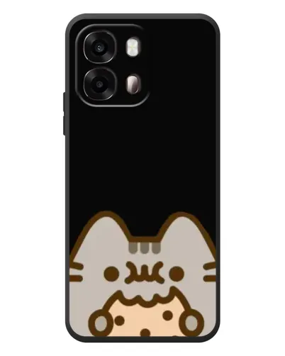 Чохол для OPPO A6s з картинкою «Пушин на чорному»
