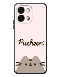 Чохол для OPPO A6s з картинкою «Pusheen логотип»