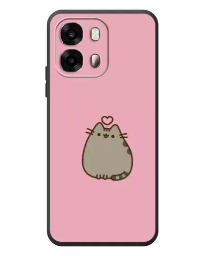 Чохол для OPPO A6s з картинкою «Pusheen серце»