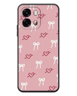 Чехол для OPPO A6s с картинкой «Сердца и банты» Чехол для OPPO A6s с картинкой «Сердца и банты»