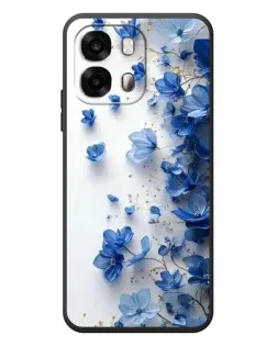 Чехол для OPPO A6s с картинкой «Голубой цветочный каскад» Чехол для OPPO A6s с картинкой «Голубой цветочный каскад»