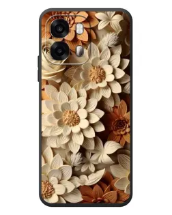 Чехол для OPPO A6s с картинкой «Бежевый флористический декор» Чехол для OPPO A6s с картинкой «Бежевый флористический декор»