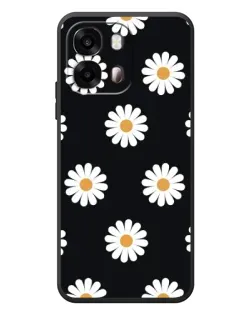 Чехол для OPPO A6s с картинкой «Ромашки на черном» Чехол для OPPO A6s с картинкой «Ромашки на черном»