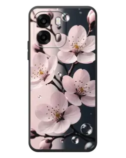 Чехол для OPPO A6s с картинкой «Нежная сакура и капли» Чехол для OPPO A6s с картинкой «Нежная сакура и капли»