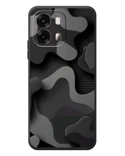 Чехол для OPPO A6s с картинкой «Темный абстрактный камуфляж» Чехол для OPPO A6s с картинкой «Темный абстрактный камуфляж»