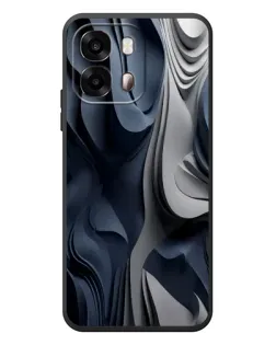 Чехол для OPPO A6s с картинкой «Объемные синие складки» Чехол для OPPO A6s с картинкой «Объемные синие складки»