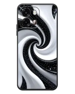 Чехол для OPPO A6s с картинкой «Черно-белая спираль» Чехол для OPPO A6s с картинкой «Черно-белая спираль»