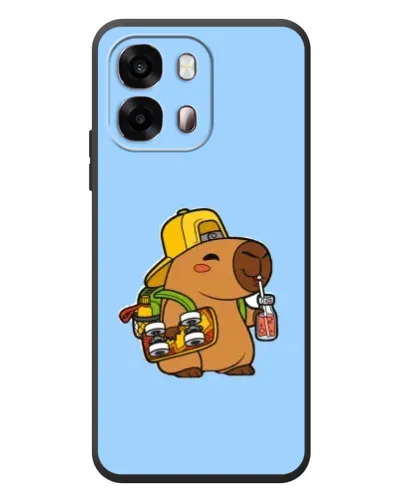 Чехол для OPPO A6s с картинкой «Капибара на скейте» Чехол для OPPO A6s с картинкой «Капибара на скейте»