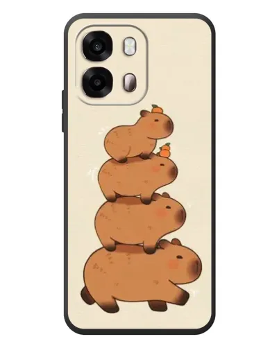 Чехол для OPPO A6s с картинкой «Башня из капибар» Чехол для OPPO A6s с картинкой «Башня из капибар»