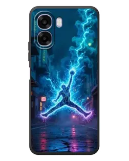 Чохол для OPPO A6x з картинкою «Jordan Gold Jumpman»