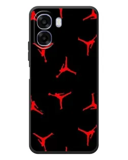 Чохол для OPPO A6x з картинкою «Jordan Red Pattern»