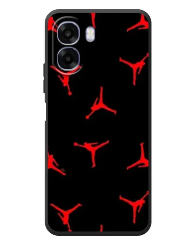 Чохол для OPPO A6x з картинкою «Jordan Red Pattern»