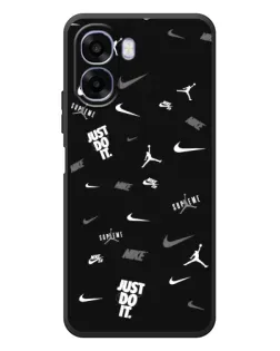 Чохол для OPPO A6x з картинкою «Nike Black Pattern» Чохол для OPPO A6x з картинкою «Nike Black Pattern»