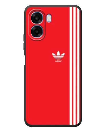 Чохол для OPPO A6x з картинкою «Червоний мінімалізм Adidas»