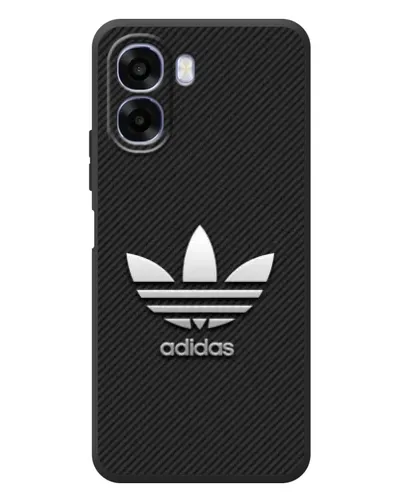 Чохол для OPPO A6x з картинкою «Adidas Карбонова текстура»
