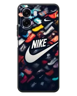 Чохол для OPPO A6x з картинкою «Колекція кросівок Nike»