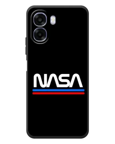 Чехол для OPPO A6x с картинкой «NASA — классика Red Blue»