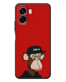 Чохол для OPPO A6x з картинкою «Bored Ape — червоний фон» Чохол для OPPO A6x з картинкою «Bored Ape — червоний фон»