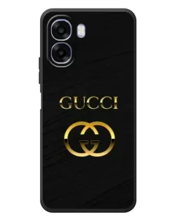 Чохол для OPPO A6x з картинкою «Золотий логотип Gucci»