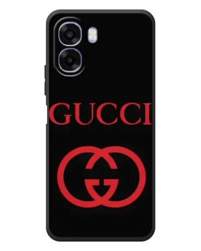 Чохол для OPPO A6x з картинкою «Gucci — червоний логотип»