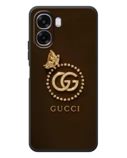 Чохол для OPPO A6x з картинкою «Gucci — золотий метелик»