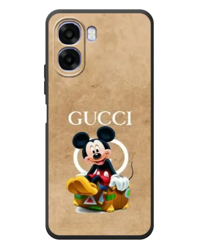 Чохол для OPPO A6x з картинкою «Міккі Маус Gucci — крафт»