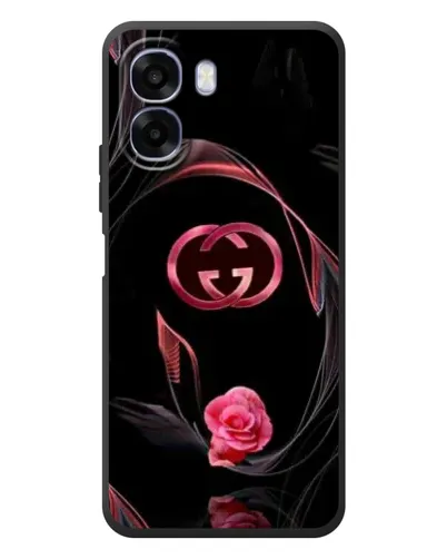 Чохол для OPPO A6x з картинкою «Gucci — неонова троянда»