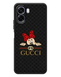 Чохол для OPPO A6x з картинкою «Мінні Маус Gucci — чорний»