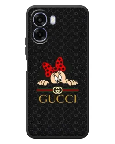 Чохол для OPPO A6x з картинкою «Мінні Маус Gucci — чорний»